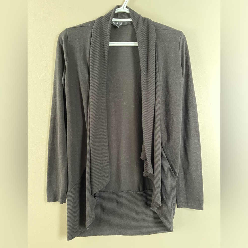 U2B Shrug Open Front Cardigan